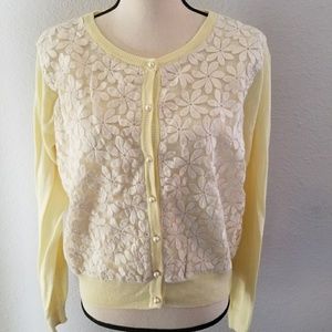 Women's Forever 21 yellow cardigan sz.L